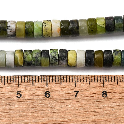 Natural Serpentine Beads Strands G-L624-I16-3x6mm-1