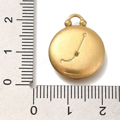 PVD Vacuum Plating 304 Stainless Steel Pendants STAS-S148-30G-01-1