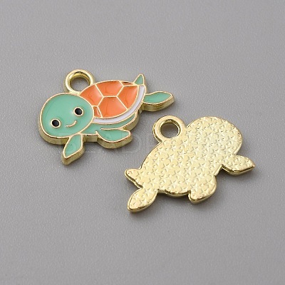 Alloy Enamel Pendants FIND-CJC0010-30LG-01-1