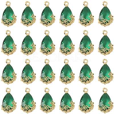 Transparent Glass Pendants GLAA-FZ0001-02A-1