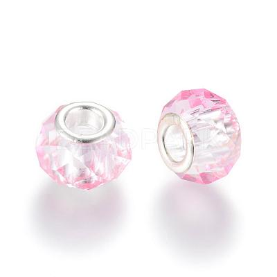 Handmade Glass European Beads GPDL25Y-74-1