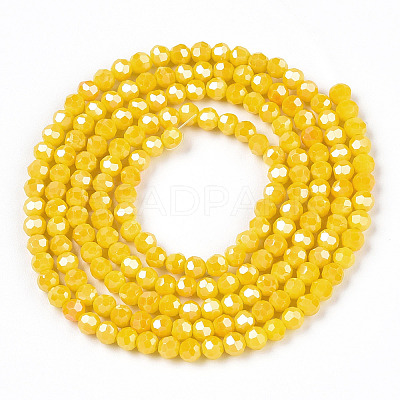 Opaque Glass Beads Strands EGLA-A035-P3mm-A04-1