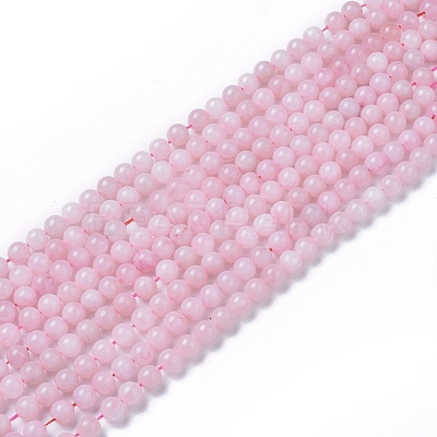 Natural Rose Quartz Beads Strands X-G-F591-04-10mm-1