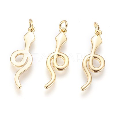 Brass Pendants KK-G364-03G-1