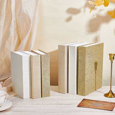 6Pcs 6 Styles Fake Book Model Simulation Book AJEW-NB0008-24B-1