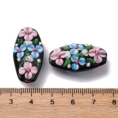 Handmade Lampwork Beads LAMP-K042-02C-1