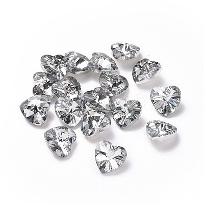 Romantic Valentines Ideas Glass Charms LS-G030V14mm-32-1