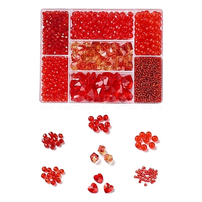 DIY Red Series Jewelry Making Kits DIY-YW0002-94B-1