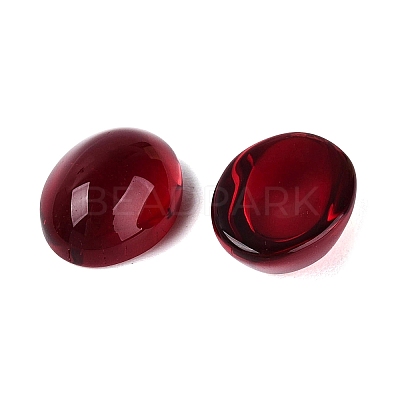 Transparent Glass Flat Back Cabochons GLAA-ZX009-01B-1