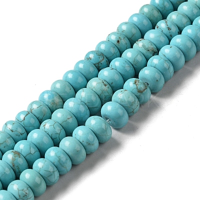 Natural Howlite Beads Strands G-C025-09A-1