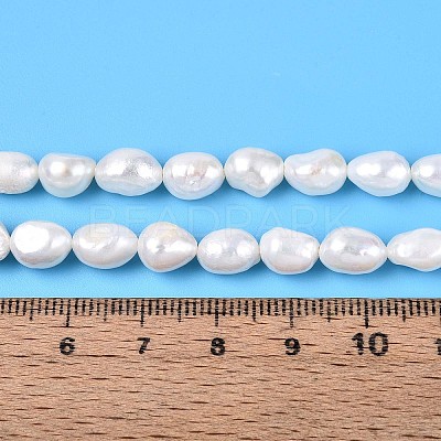 Natural Cultured Freshwater Pearl Beads Strands PEAR-N014-06I-01-1