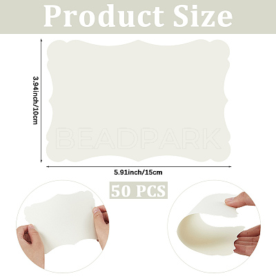50Pcs DIY Paper Blank Greeting Cards AJEW-CP0010-26A-02-1