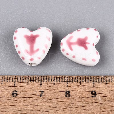 Handmade Porcelain Beads PORC-Q005-10D-1