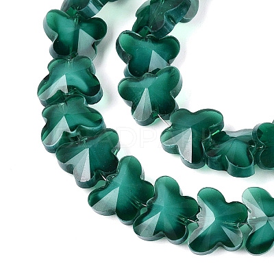 Opaque Glass Beads Strands GLAA-N073-01E-1
