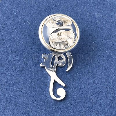 Musical Note Lapel Pin Backs JEWB-K035-02B-S-1