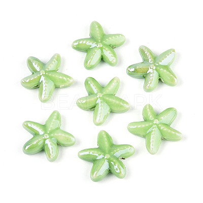 Handmade Porcelain Beads PORC-Q002-02F-01-1