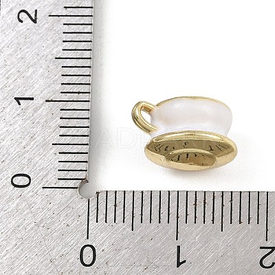 Alloy Enamel Charms ENAM-I067-02G-01-1