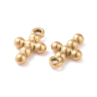 Ion Plating(IP) 304 Stainless Steel Charms X-STAS-D185-01G-1