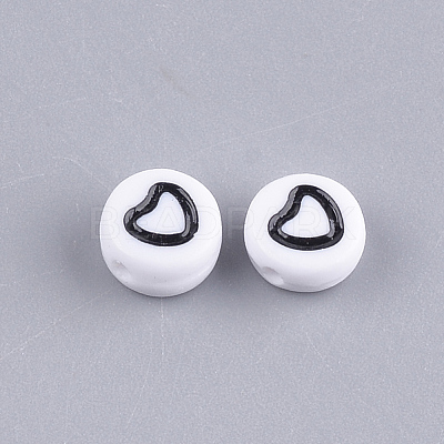 Opaque Acrylic Beads X-MACR-S273-17-1