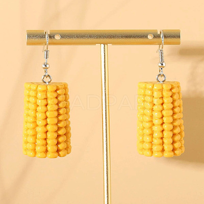 Alloy Food Model Dangle Earrings PW-WG867B3-13-1