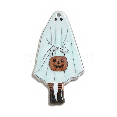Halloween Printed Acrylic Pendants MACR-G059-03E-1