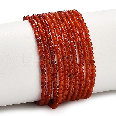 Natural Carnelian Beads Strands G-Z116-A22-2mm-1