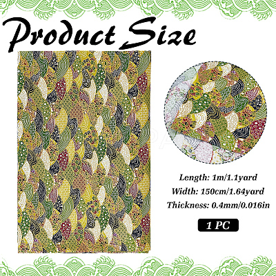 Japanese Style Cotton Fabric DIY-WH0504-889F-1