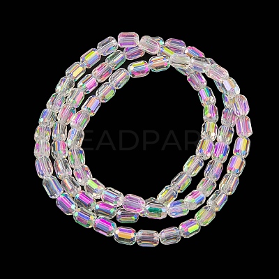 Electroplate Glass Beads Strands EGLA-D031-01-01-1