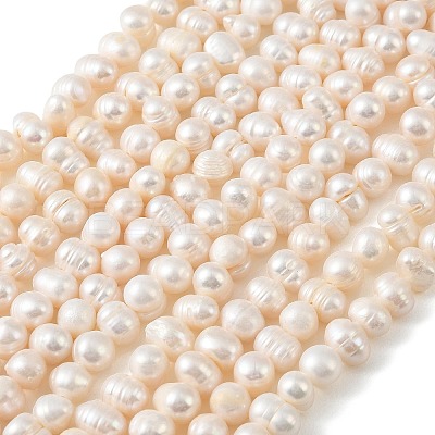 Natural Cultured Freshwater Pearl Beads Strands PEAR-L034-16A-1