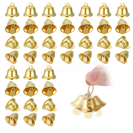 Iron Bell Charms HJEW-WH0063-001G-04-1