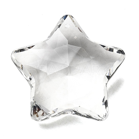 Electroplated Glass Pendants GLAA-G122-05E-1