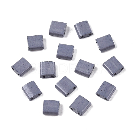 2-Hole Baking Paint Glass Seed Beads SEED-S023-17C-34-1