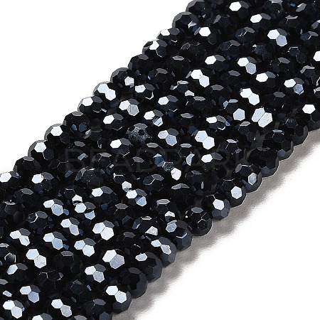 Electroplate Glass Bead Strands LS-EGLA-R015-4mm-15-1