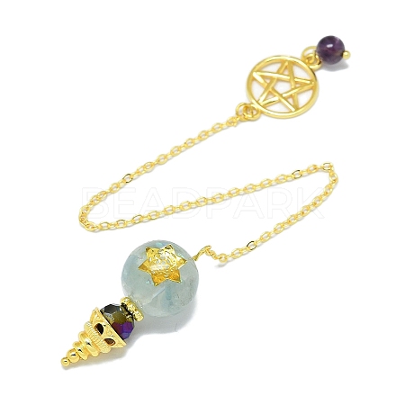 Round Resin Dowsing Pendulum Big Pendants G-C117-01G-02-1