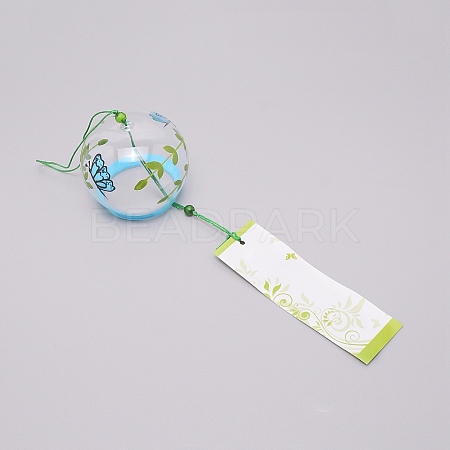 Japanese Round Painting Glass Wind Chimes LS-CF-TAC0001-04B-1