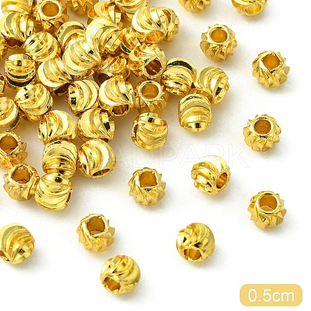 50Pcs Brass Spacer Beads KK-YW0002-86G-03-1