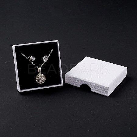 Paper with Sponge Mat Necklace Boxes X-OBOX-G018-01A-03-1