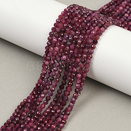 Natural Tourmaline Beads Strands G-F789-03-3mm-1