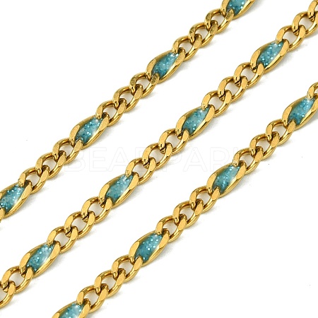 Ion Plating(IP) 304 Stainless Steel Enamel Chains CHS-Q005-06G-01-1