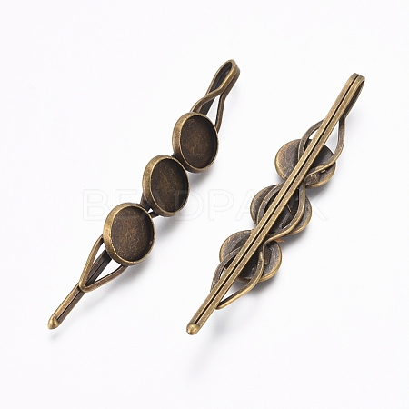 Iron Hair Bobby Findings MAK-WH0007-10AB-1