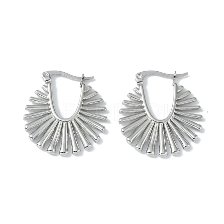 Non-Tarnish 304 Stainless Steel Earrings EJEW-U004-06P-1