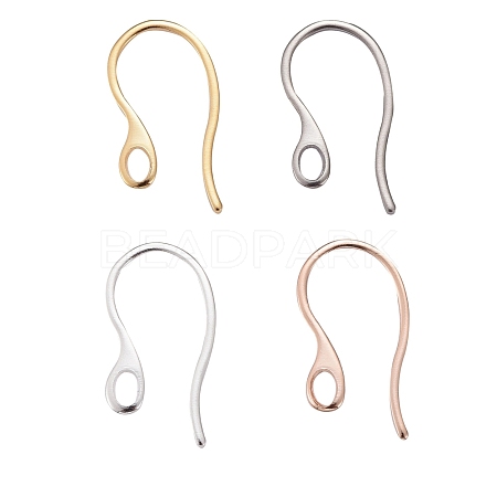32Pcs 4 Colors 304 Stainless Steel Earring Hooks STAS-LS0001-04-1