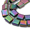 Electroplated Non-magnetic Synthetic Hematite Beads Strands G-C106-A01-12-3