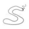 304 Stainless Steel Herringbone Chain Necklaces NJEW-P282-03P-2