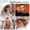24 Sets 3 Style Silicone Eyeglass Nose Pads FIND-GF0004-33-6