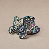 Butterfly Iron Art Crystal Ball Holders WICR-PW0016-01-4