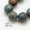 Natural Chrysocolla Beads Strands G-G099-F12mm-35-2