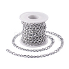 Aluminium Twisted Curb Chains CHA-TA0001-01S-2