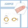 120Pcs 304 Stainless Steel Open Jump Rings STAS-UN0060-83A-3