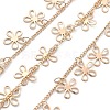 Handmade Brass Flower Chains CHC-L051-01KCG-1